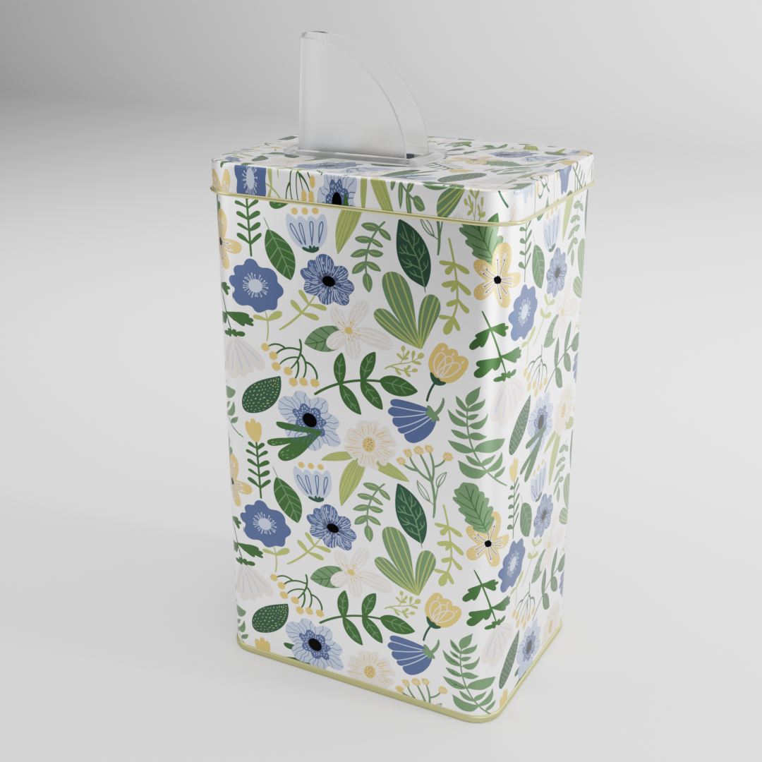 Yerbera Rectangular - PRIMAVERA - Bulto por 16 unidades surtidas. - Image 3