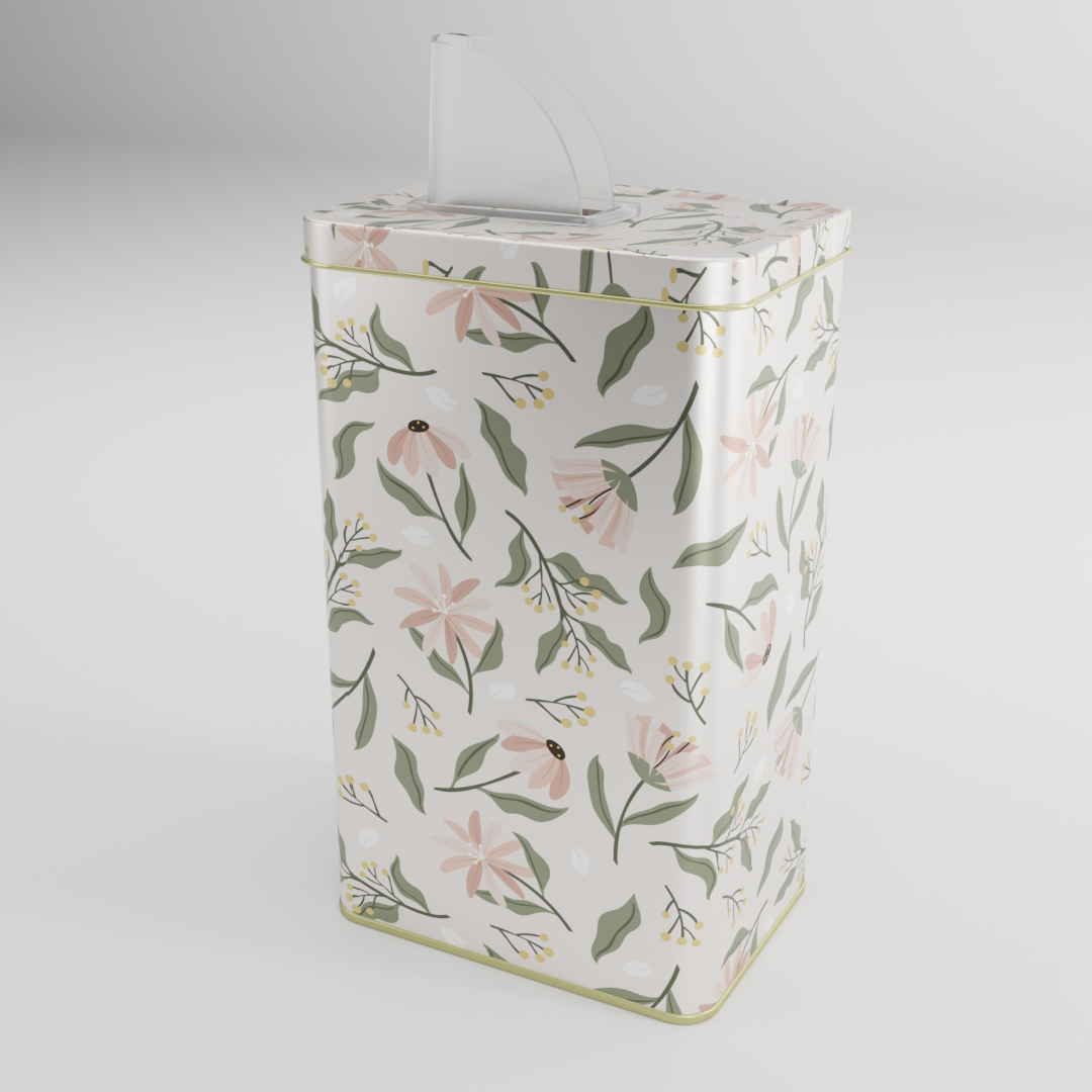 Yerbera Rectangular - PRIMAVERA - Bulto por 16 unidades surtidas. - Image 6