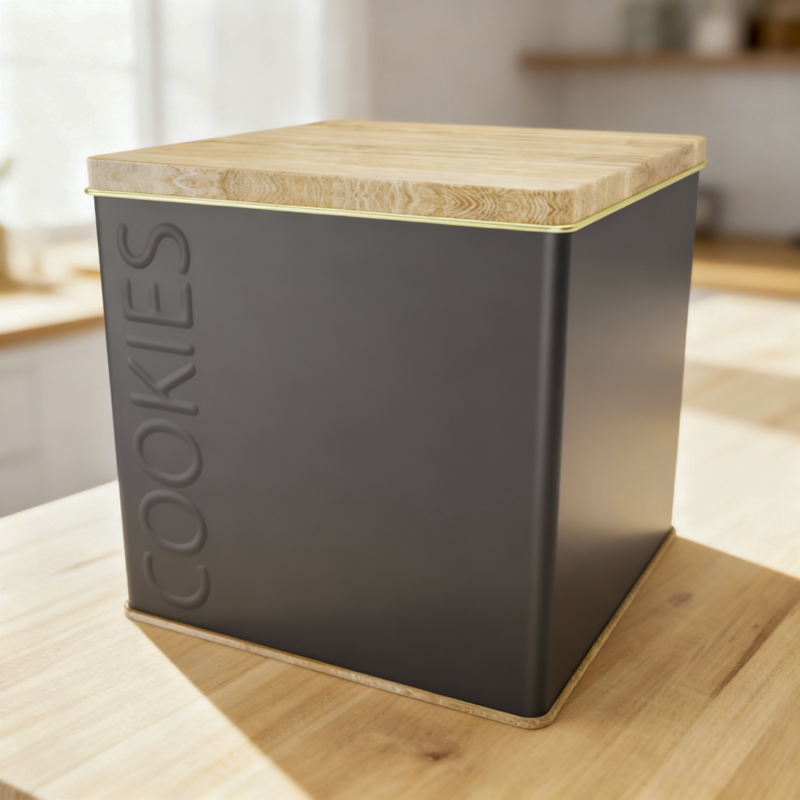 Lata Cookies –LINEA NÓRDICA– Bulto por 12 unidades.