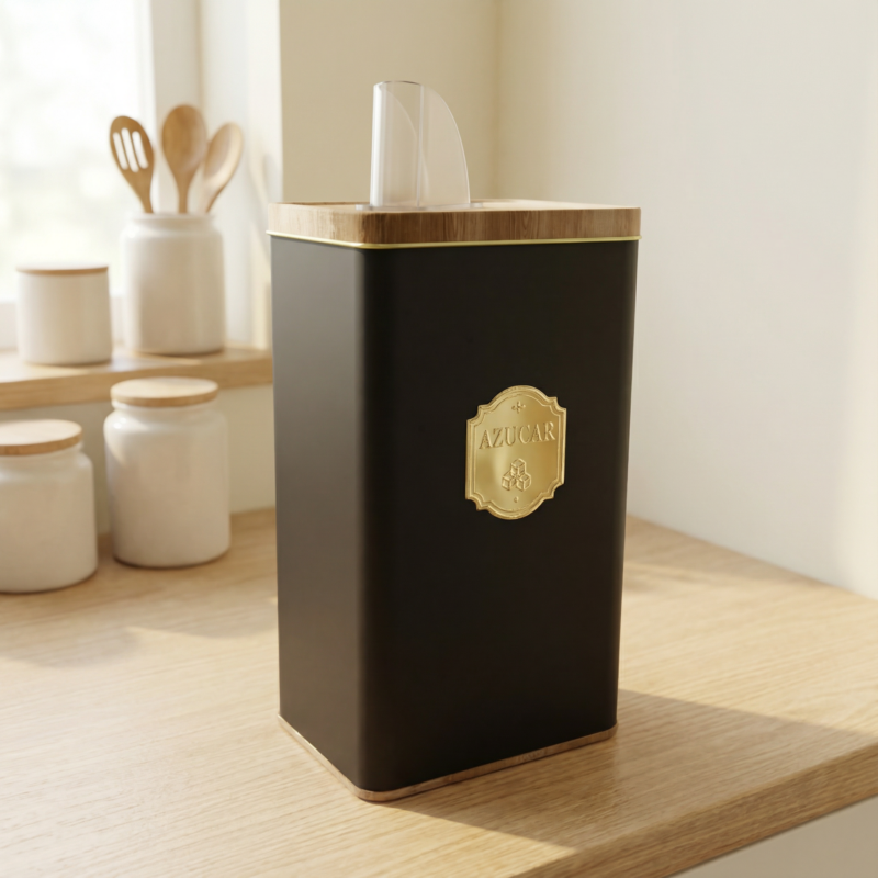 Azucarera Rectangular - LINEA ESENCIA - Bulto por 12 unidades surtidas.