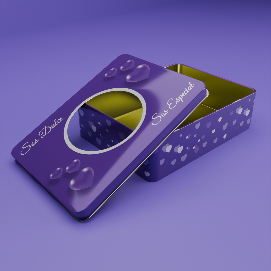 Lata Box Visor - VIOLETA - Bulto por 26 unidades surtidas. - Image 4