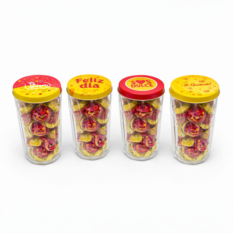 Caramelera - CRISTAL - Amarillo - Bulto por 24 unidades surtidas.