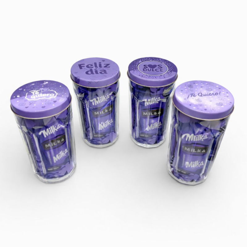 Caramelera - CRISTAL - Violeta - Bulto por 24 unidades surtidas .