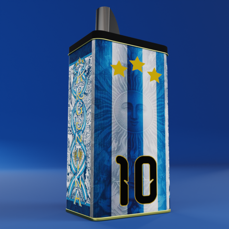 Yerbera Rectangular - YERBA ARGENTINA - Bulto por 10 unidades.