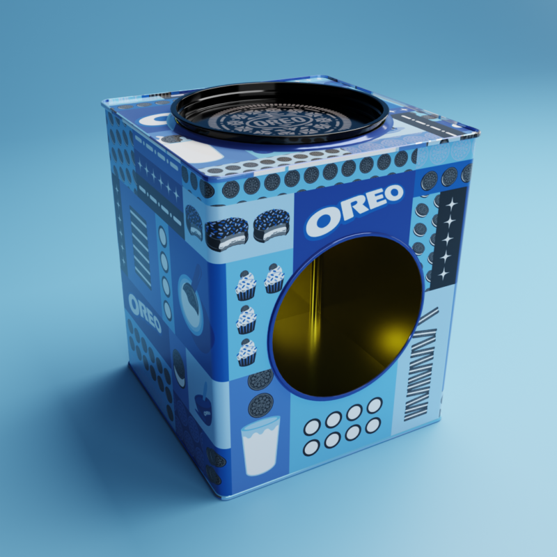 Lata visor - OREO - Bulto por 6 unidades.