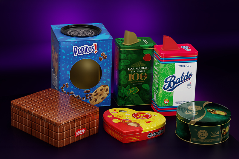 Packaging personalizado de hojalata
