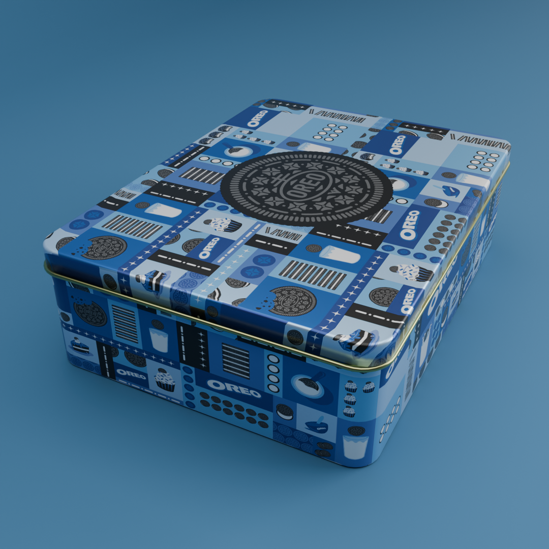 Lata Box - OREO - Bulto por 26 unidades.