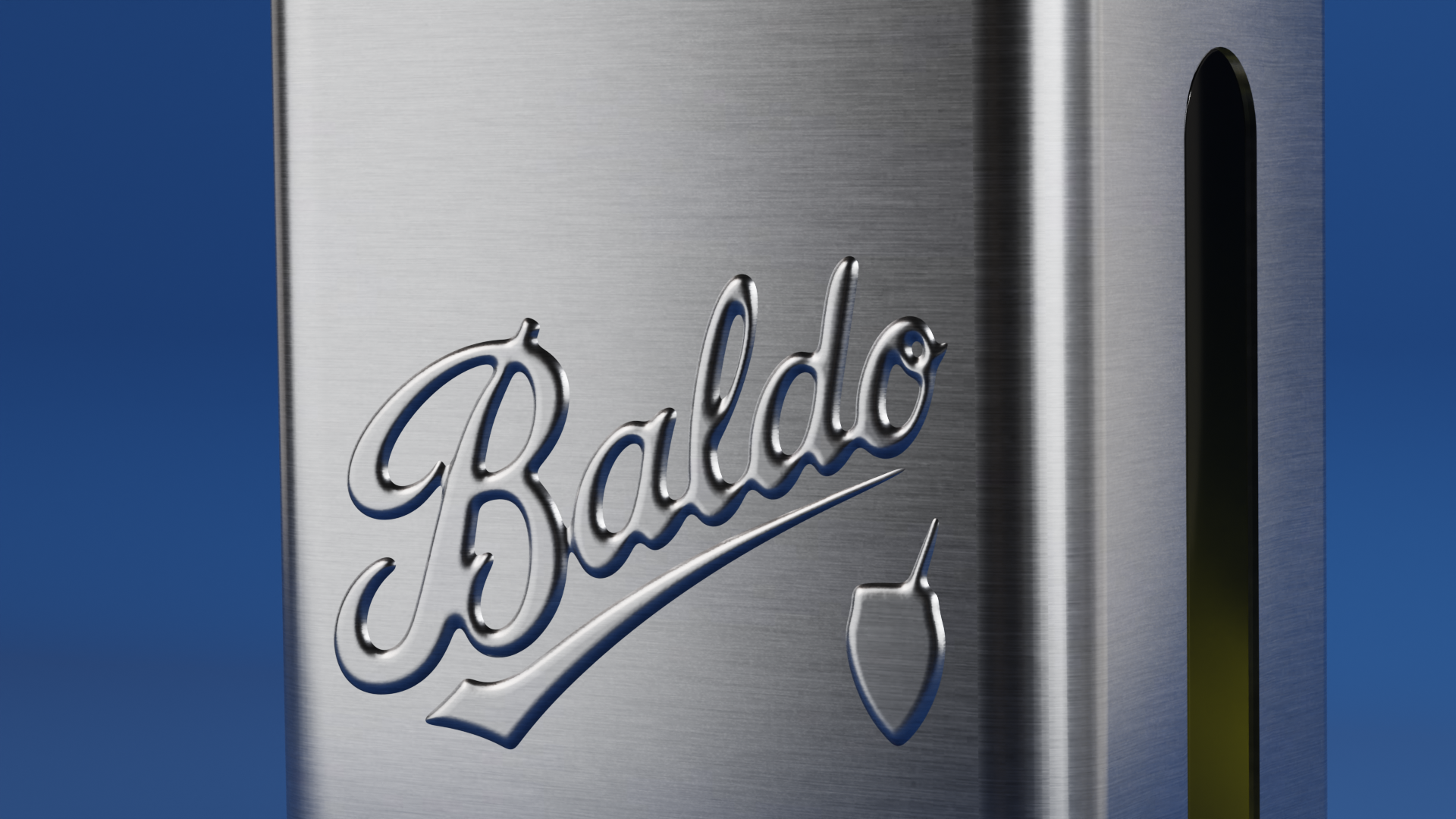 Lata Baldo con relieve sin litografía