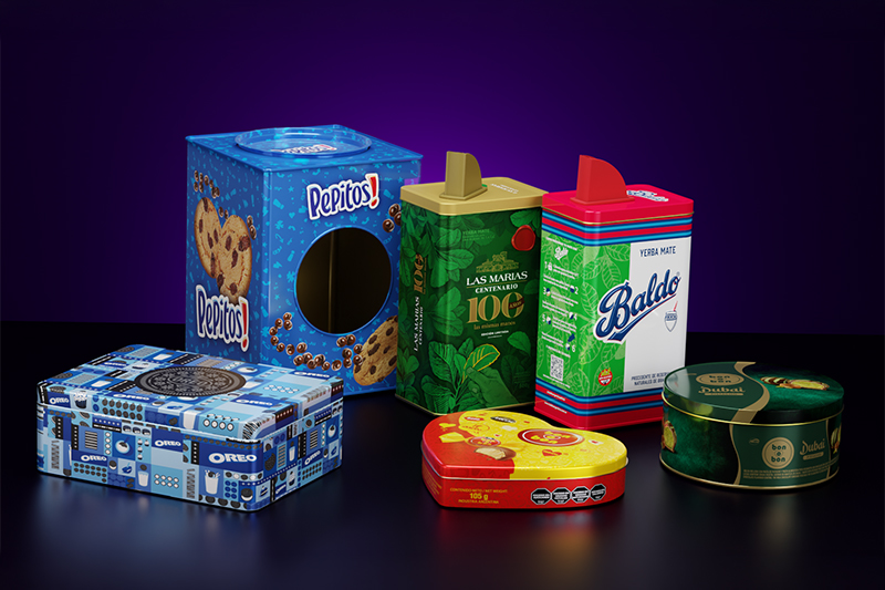 Packaging personalizado de hojalata