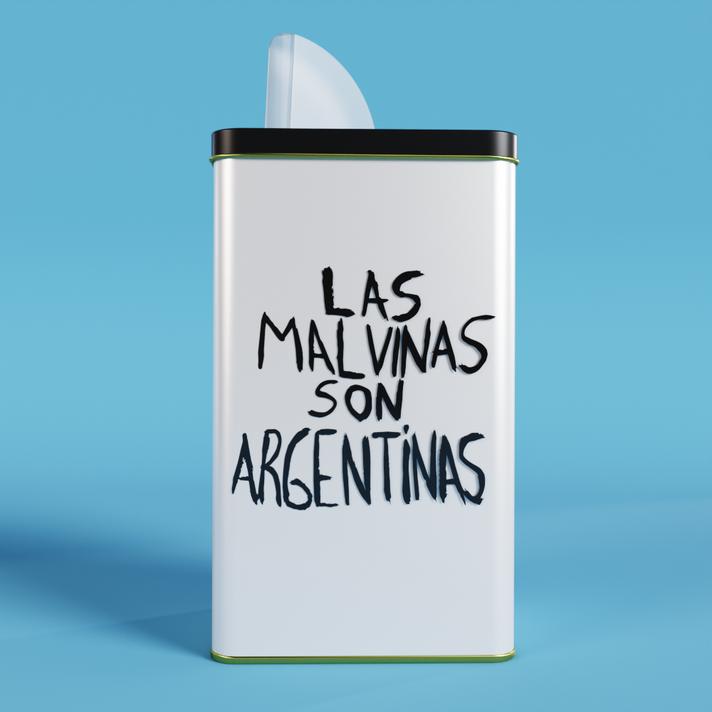 Yerbera Rectangular - MALVINAS - Bulto por 12 unidades.