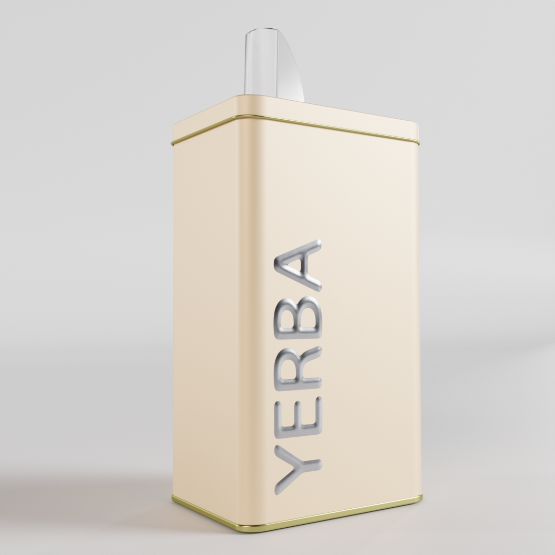 Yerbera Rectangular - RELIEVE PLATA - Bulto por 12 unidades. - Imagen 4