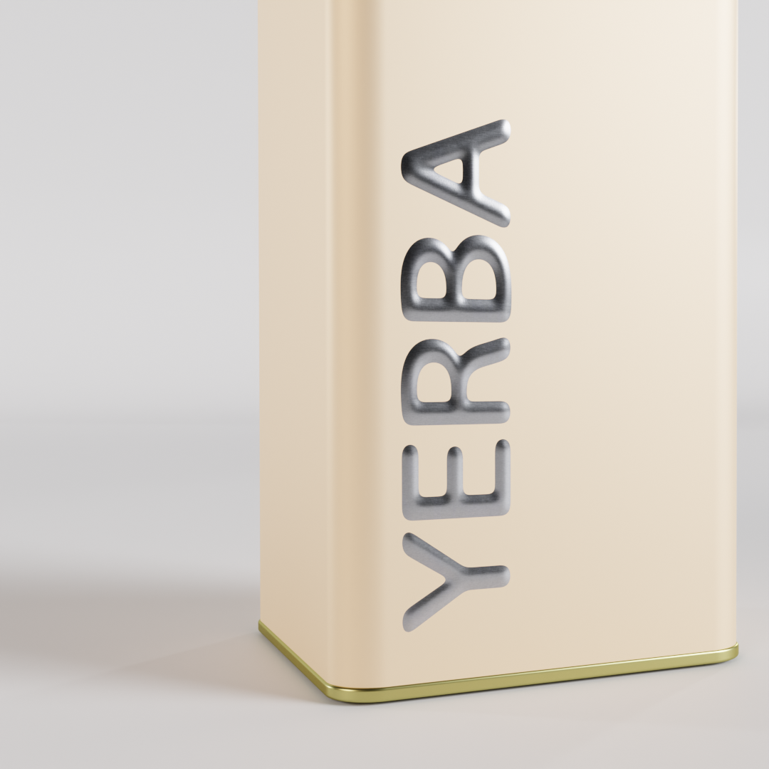 Yerbera Rectangular - RELIEVE PLATA - Bulto por 12 unidades. - Imagen 5
