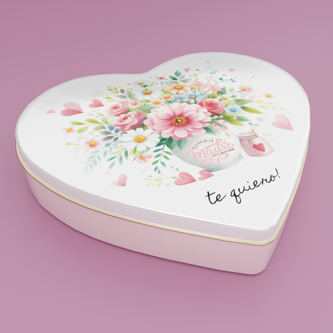 Lata Corazón - DÍA DE LA MADRE - Bulto por 25 unidades surtidas. - Imagen 6