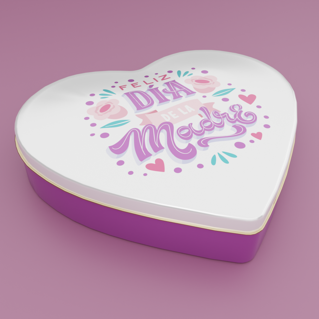Lata Corazón - DÍA DE LA MADRE - Bulto por 25 unidades surtidas. - Imagen 5