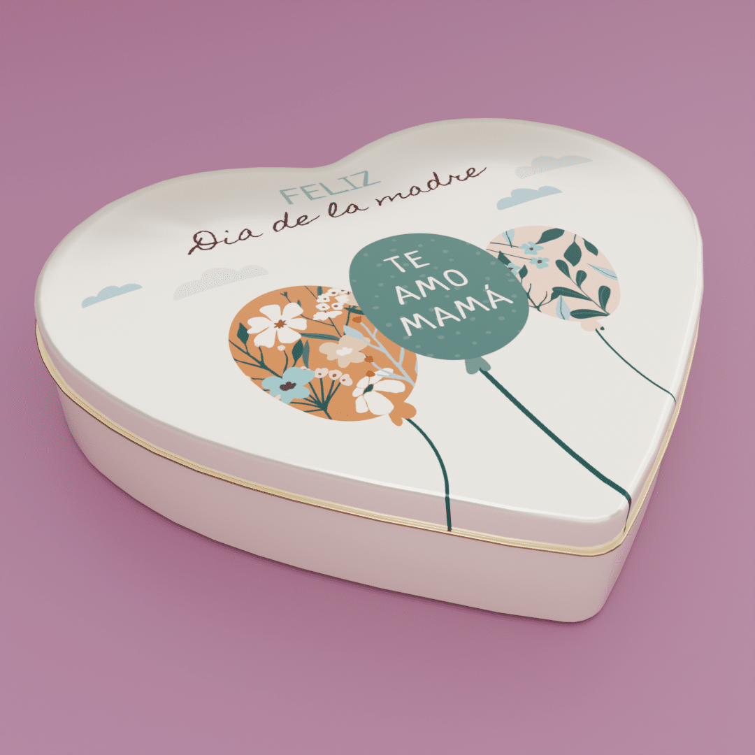 Lata Corazón - DÍA DE LA MADRE - Bulto por 25 unidades surtidas. - Imagen 4